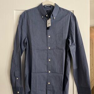 J. Crew Blue Casual Button Down Shirt
